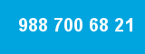 988 700 68 21 988 700 68 21